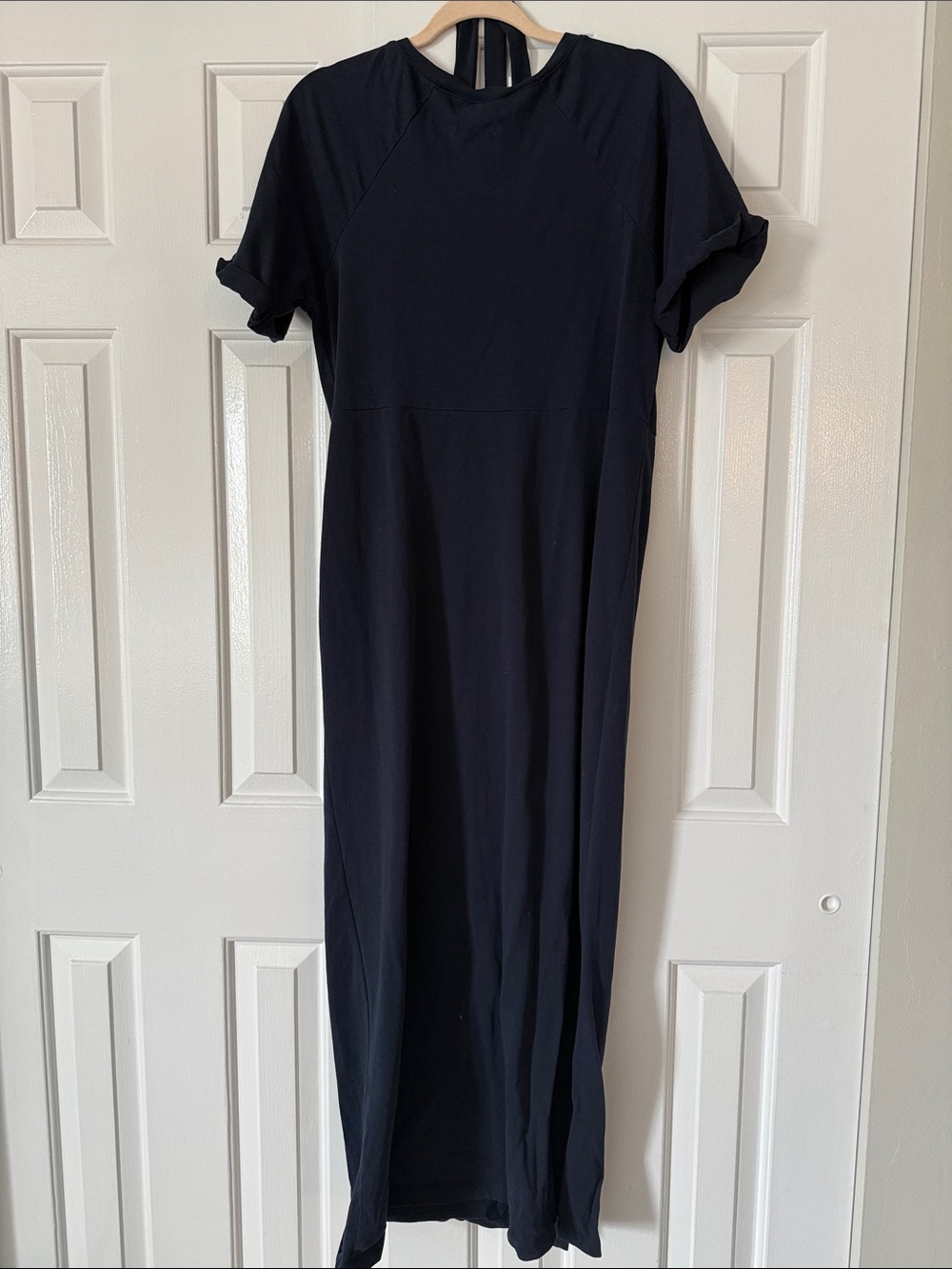 Tuckernuck Navy Short-Sleeve Belted Maxi Dress - Picture 5 of 5